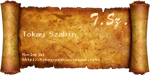 Tokay Szabin névjegykártya